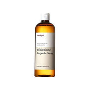 ProtoClinical k-beauty Manyo Factory Bifida Biome Ampoule Toner 400ml shown as an upright soft beige silhouette centered on a white background