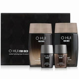 ProtoClinical k-beauty dark compact cosmetic product on a light background.