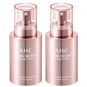 AHC AURA SECRET TONE UP CREAM SPF30 PA++ 50ml X 2ea by ProtoClinical shown in bright tone-up cream packaging on a white background for a k-beauty skincare routine.