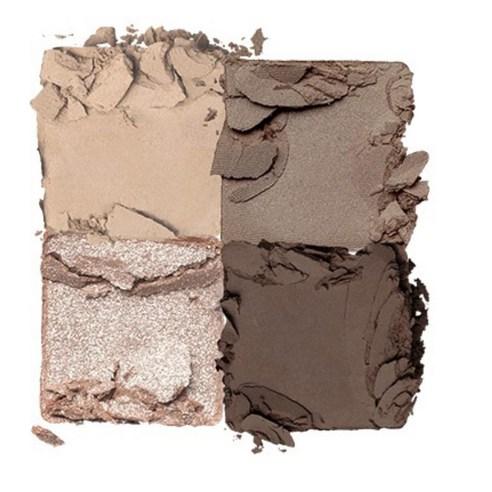 ProtoClinical k-beauty deep brown and beige cosmetic palette on a white background.