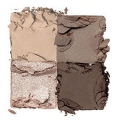 ProtoClinical k-beauty deep brown and beige cosmetic palette on a white background.
