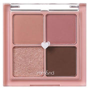 ProtoClinical k-beauty rosy pink cosmetic palette on a white background.