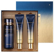 ProtoClinical k-beauty TONYMOLY Premium RX Swallow Nest Essence 55ml + Eye Cream 30ml x 2p Set paired skincare packaging with two boxed products side by side on a light background