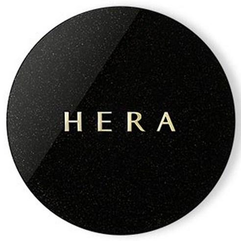 ProtoClinical k-beauty HERA BLACK CUSHION SPF 34 / PA++ 15g (#21 VANILLA) cushion product image on a light background.