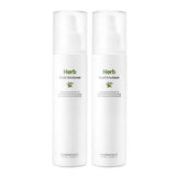 ProtoClinical k-beauty two pale mint skincare bottles on a light background.