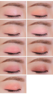3CE Multi Eye Color Palette 8.1g #BEACH MUSE by ProtoClinical shown in a branded eyeshadow palette product visual for a k-beauty makeup routine.