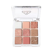 3CE Multi Eye Color Palette 8.1g #DELIGHTFUL by ProtoClinical shown in an eyeshadow palette detail image on a plain background for a k-beauty makeup routine.