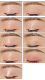 3CE Multi Eye Color Palette 8.1g #DELIGHTFUL by ProtoClinical shown in a vertical eyeshadow palette detail image on a plain background for a k-beauty makeup routine.