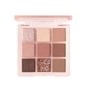3CE Multi Eye Color Palette 8.1g #SOME DEF by ProtoClinical shown in a square eyeshadow palette product visual on a plain background for a k-beauty makeup routine.