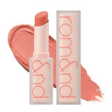 ProtoClinical k-beauty rom&nd Zero Matte Lipstick 3g #09 Shell Nude single lipstick tube with a colored cap and silver base standing upright on a white background