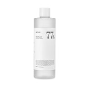 Anua HEARTLEAF 77% SOOTHING TONER 500ml by ProtoClinical shown in a product-focused toner packshot with the bottle on a clean light background, highlighting a calming k-beauty skincare routine.
