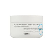 ProtoClinical k-beauty COSRX Hydrium Moisture Power Enriched Cream 50ml single round pale blue cream jar centered on a white background