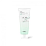 ProtoClinical k-beauty COSRX Pure Fit Cica Creamy Foam Cleanser 150ml single upright cleanser tube centered on a light background.