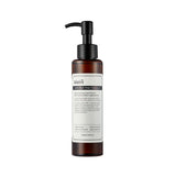 ProtoClinical k-beauty KLAIRS Gentle Black Deep Cleansing Oil 150ml single upright dark cleansing oil bottle centered on a light background.