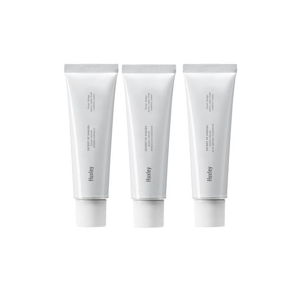 ProtoClinical k-beauty light blue skincare product set on a white background.