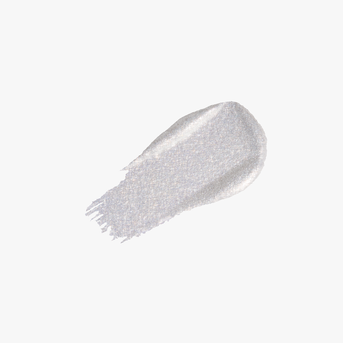 ProtoClinical k-beauty [DEAR DAHLIA] Paradise Shine Eye Sequins 4g #01 Actress liquid eyeshadow shade graphic with a centered neutral-toned form on a pale background