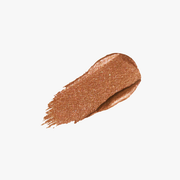 ProtoClinical k-beauty [DEAR DAHLIA] Paradise Shine Eye Sequins 4g #05 Queen liquid eyeshadow shade graphic with a centered compact warm peach and beige form on a pale blue and white background