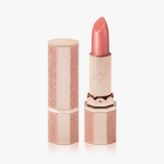 ProtoClinical k-beauty [DEAR DAHLIA] Allure Shine Lustrous Lip Plumper 3.6g #Attraction shown as a single peach lip plumper silhouette on a light background with pale aqua side accents