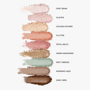 ProtoClinical k-beauty beauty close-up on a pale background in soft dawn-toned neutrals.