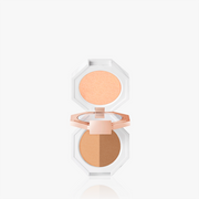 ProtoClinical k-beauty beauty close-up with a centered vertical form on a pale background in soft rosy mauve tones.