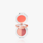ProtoClinical k-beauty [DEAR DAHLIA] Paradise Dual Palette 4g #08 Strawberry Crush close-up with a centered vertical palette form, soft rosy plum tones, and a pale background