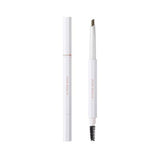 ProtoClinical k-beauty [DEAR DAHLIA] Perfect Brow Longwear Sculpting Pencil 0.35g (3 Colors) deep brown brow pencil close-up with a centered diagonal form on a pale background