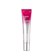ProtoClinical k-beauty rosy pink beauty product silhouette with soft aqua side accents on a light background.