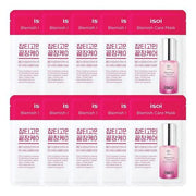 ProtoClinical k-beauty multiple pink cosmetic packages arranged in two horizontal rows on a white background with pale blue lower accents