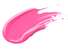 ProtoClinical k-beauty pink beauty swatch graphic with a deep mauve left edge and bright fuchsia center on a pale background