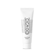 ProtoClinical k-beauty isoi CICAGO Cica Finish Cream 50ml shown as a soft taupe cream package silhouette on a clean light background