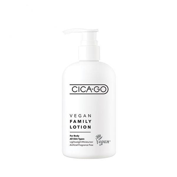 ProtoClinical k-beauty isoi CICAGO Cica Vegan Family Lotion 350ml single lotion bottle shown alone