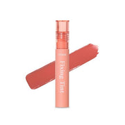 ProtoClinical k-beauty ETUDE HOUSE Fixing Tint 4g #03 Mellow Peach horizontal peach swatch with a warm coral center on a soft beige background