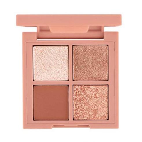 ProtoClinical k-beauty 3CE MINI MULTI EYE COLOR PALETTE 3.5g #SECOND PAIR single square eye palette compact centered on a light background.
