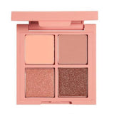 ProtoClinical k-beauty 3CE MINI MULTI EYE COLOR PALETTE 3.5g #SIDE BY SIDE square eye palette close-up with multiple eyeshadow pans on a light background