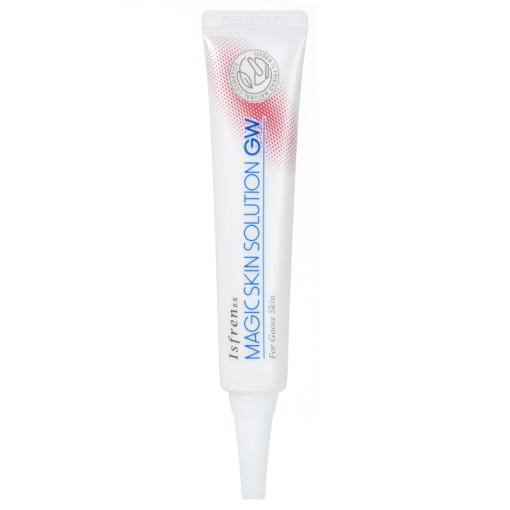 ProtoClinical k-beauty Isfren Rx Magic Skin Solution GW - Goose Skin Cream 40ml shown as a single peach tube-style package centered upright on a white background