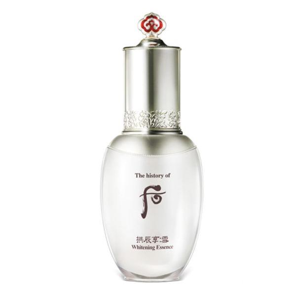 ProtoClinical k-beauty [The History of Whoo] GONGJINHYANG SEOL Radiant White Essence 45ml essence bottle on a light background.