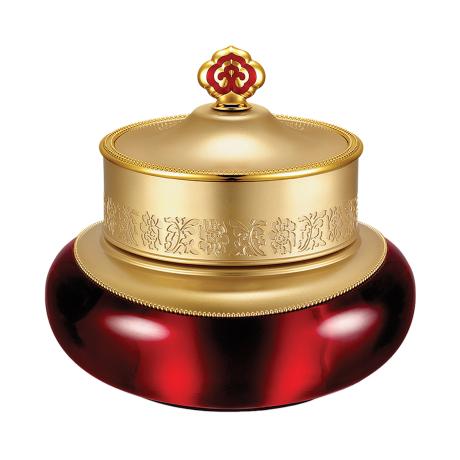 ProtoClinical k-beauty [The History of Whoo] Jinyulhyang Jinyul Intensive Revitalizing Cream 50ml cream jar on a light background.