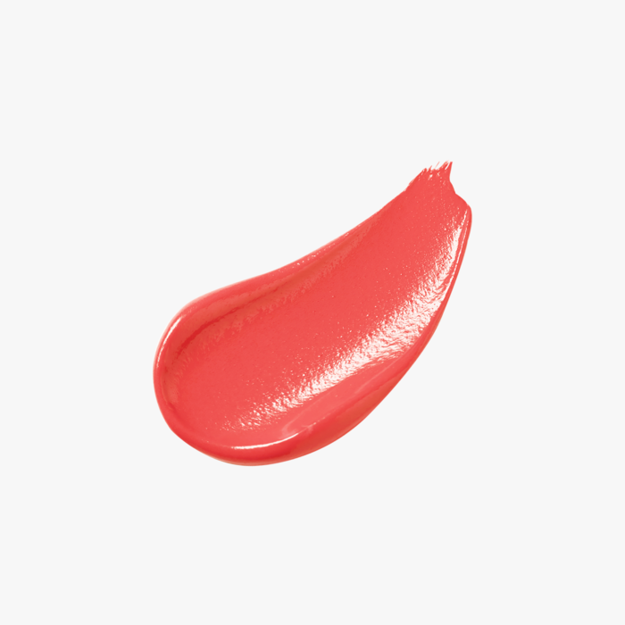 ProtoClinical k-beauty soft coral-brown beauty close-up with a centered diamond-shaped form on a pale background.