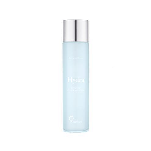 ProtoClinical k-beauty 9wishes Hydra Ampule Toner 150ml single toner bottle in a square product shot