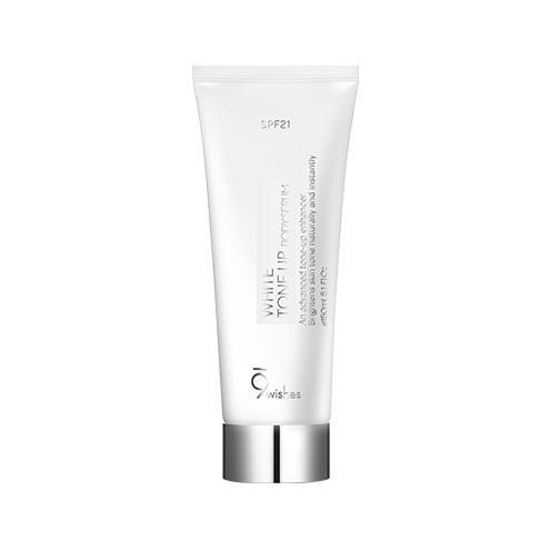 ProtoClinical k-beauty 9wishes White Tone-Up Body Serum 150ml single upright body serum bottle centered on a white background