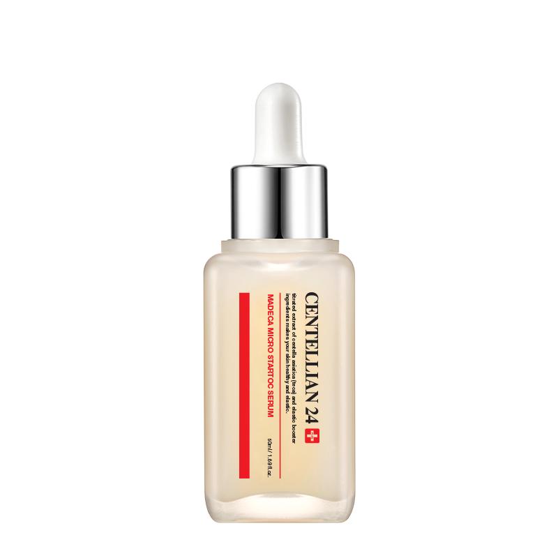 ProtoClinical k-beauty CENTELLIAN24 Madeca Micro Startoc Serum 50ml single slim upright serum bottle centered on a white background