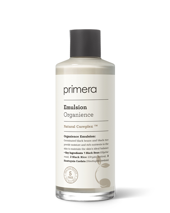 primera Organience Emulsion 150ml by ProtoClinical shown in product packaging on a clean background for a k-beauty skincare routine.