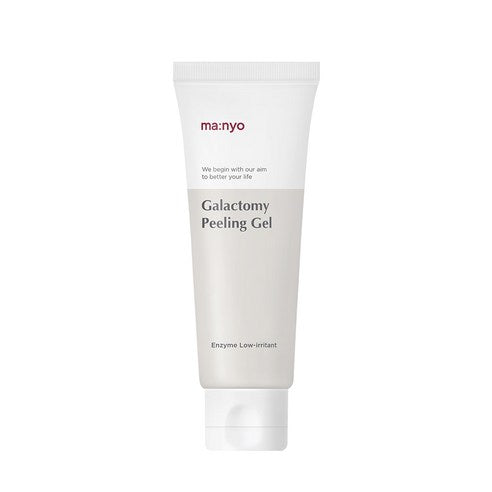 ProtoClinical k-beauty Manyo Factory Galactomy Peeling Gel Cleanser 75ml single upright cleanser package on a clean white background