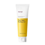 ProtoClinical k-beauty Manyo Factory Pure Aqua Peel Gel Cleanser 120ml single upright cleanser tube in warm beige packaging on a light background.