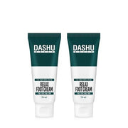 ProtoClinical k-beauty DASHU daily RELAX FOOT CREAM 70ML X 2EA shown as two upright foot cream tubes side by side on a light background