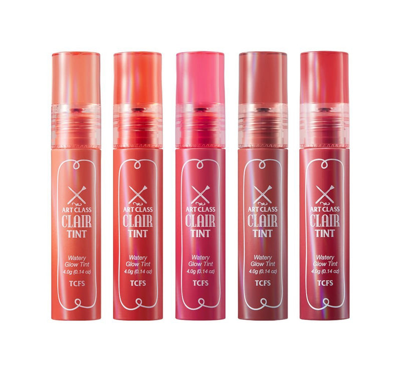 ProtoClinical k-beauty [TOO COOL FOR SCHOOL] Artclass Clair Tint 4g (5 Colors) soft square rosy swatch with blurred edges on a pale background.