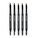 ProtoClinical k-beauty CLIO Auto Hard KillBrow Pencil 0.31g (5 Colors) single upright gray brow pencil package centered on a white background with pale blue side accents