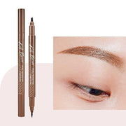 ProtoClinical k-beauty CLIO Kill Brow Dual Tattoo Pen & Remover Pen Set (3 Colors) dual brow pen components in slim packaging on a clean white background