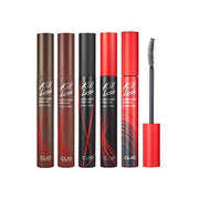ProtoClinical k-beauty CLIO Kill Lash Superproof Mascara 7g (5 Colors) single upright rose-brown mascara package centered on a white background with soft aqua side shading
