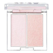 ProtoClinical k-beauty CLIO Prism Highlighter Duo 2.8g X 2ea (2 Colors) dual round highlighter compact packaging on a clean white background